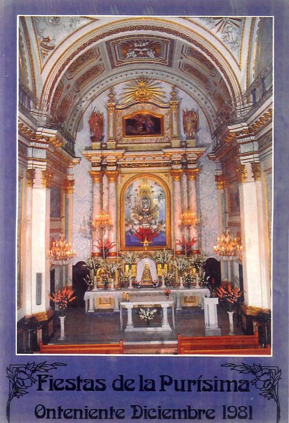 Fiestas de la Purísima 1981 Ontinyent / Onteniente